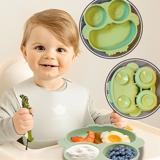 Assiette bebe - ventouse Hibou - Bebe Fripouille