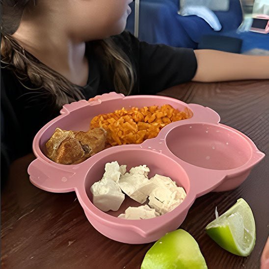 Assiette bebe - ventouse Hibou - Bebe Fripouille