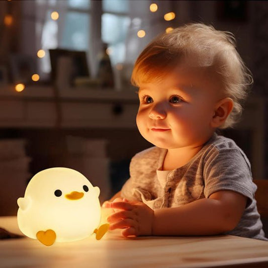 Veilleuse-Bebe-Canard-Doudou