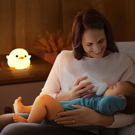 Veilleuse-Bebe-Canard-allaitement