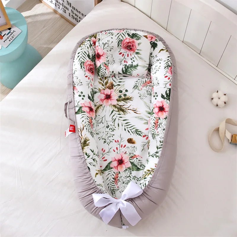 Berceau Bébé - NidPortableBébé™ - Fleurs - Bebe Fripouille