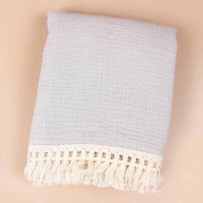 Couverture Bebe - BabyBlanket™ - Gris - Bebe Fripouille