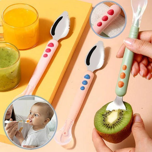 Cuillères a fruits pour bebe - Bebe Fripouille
