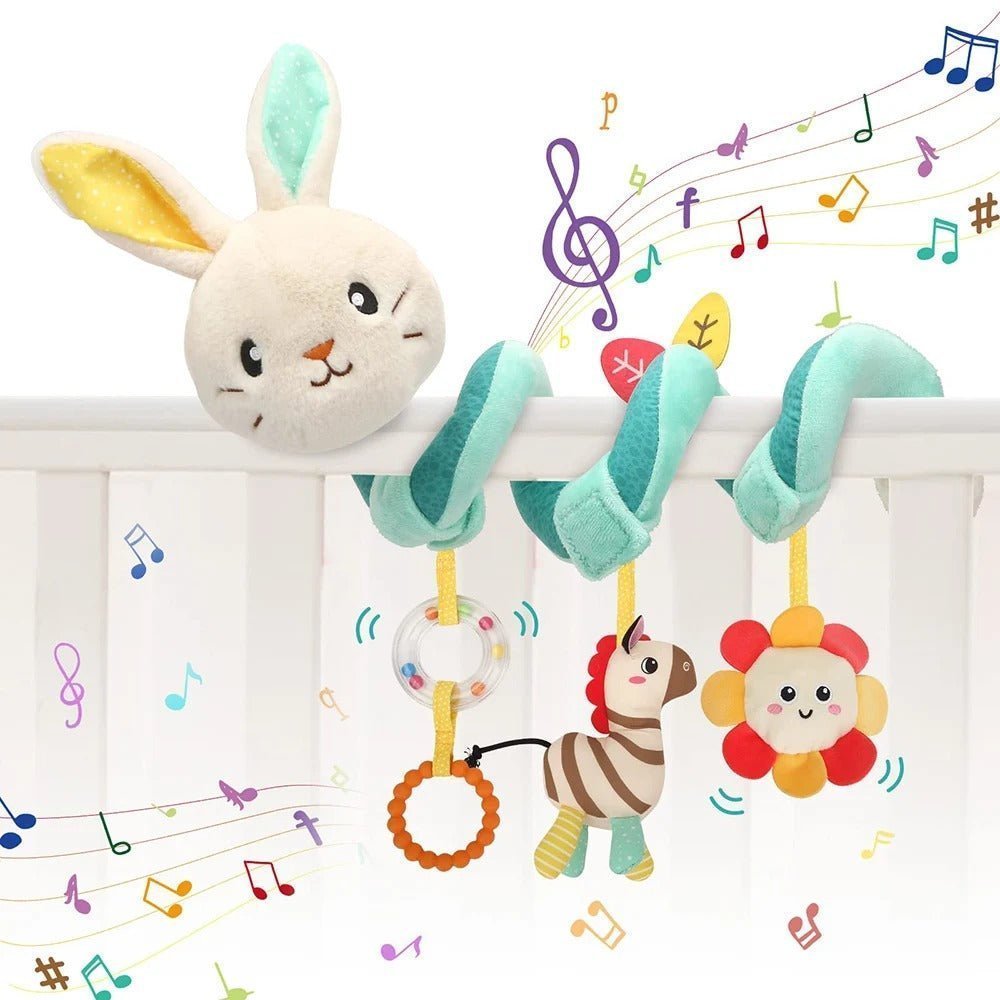 Hochet Bébé - Spirale - Hibou - Bebe Fripouille