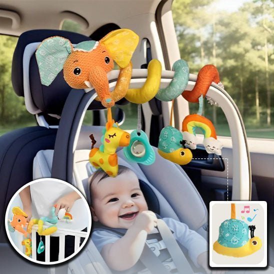 Hochet Bébé - Spirale - Hibou - Bebe Fripouille