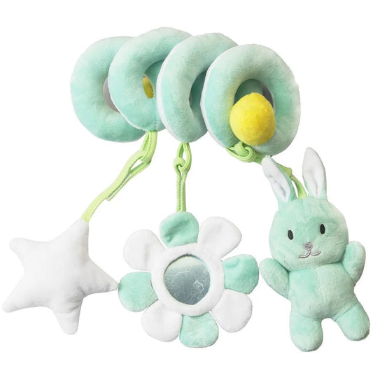 Hochet Bébé - Spirale - Lapin Vert - Bebe Fripouille