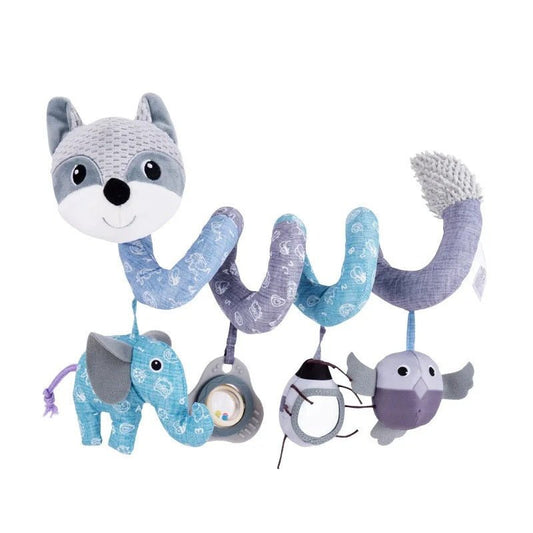 Hochet Bébé - Spirale - Renard Gris - Bebe Fripouille