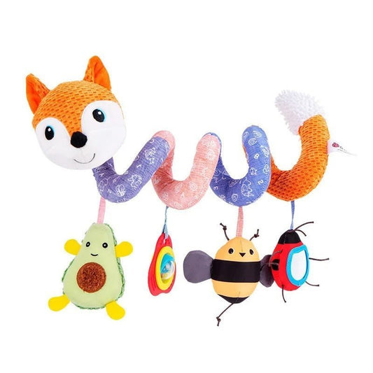 Hochet Bébé - Spirale - Renard Orange - Bebe Fripouille