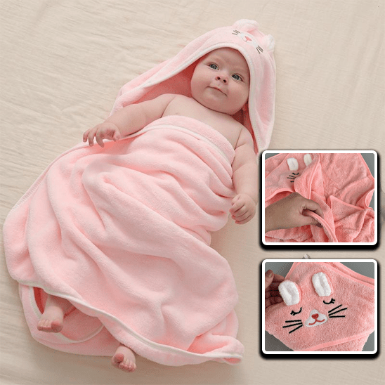 Serviette de bain - bébé - Bebe Fripouille
