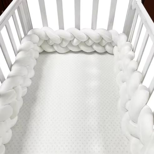 Tour de Lit Bebe - CozyKnot™ - Blanc - Bebe Fripouille