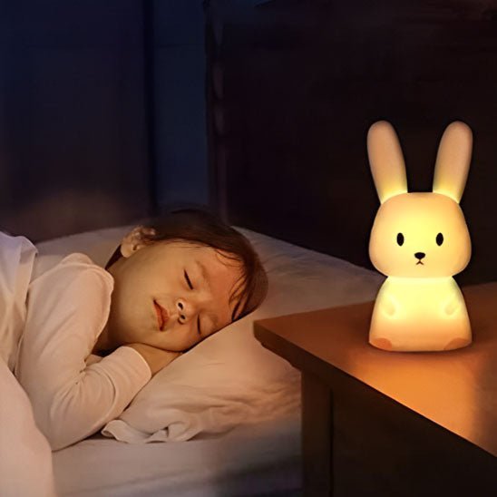 Veilleuse Bébé - Lapin - Assis - Bebe Fripouille