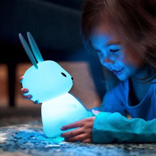 Veilleuse Bébé - Lapin - Assis - Bebe Fripouille