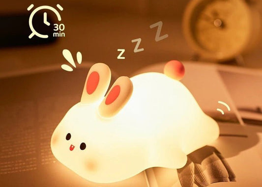 Veilleuse Bébé - Lapin - Couché - Bebe Fripouille