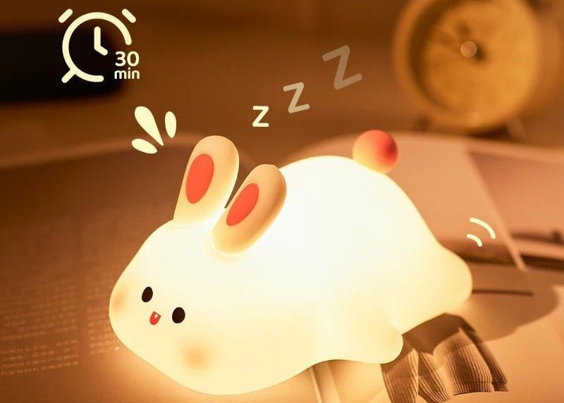 Veilleuse Bébé - Lapin - Couché - Bebe Fripouille