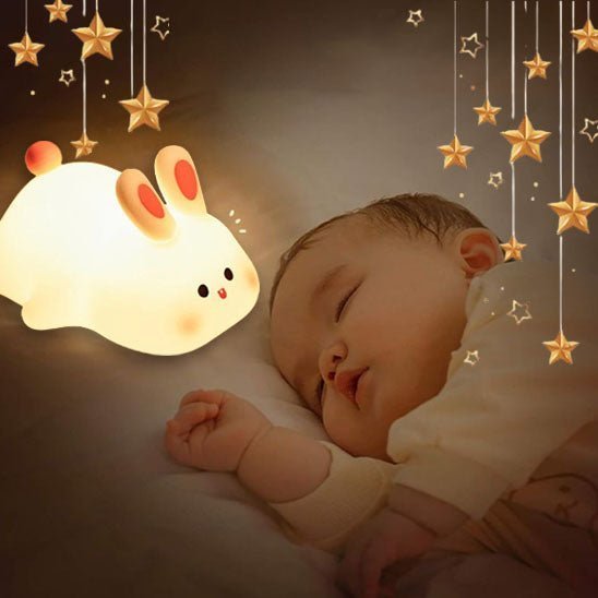Veilleuse Bébé - Lapin - Couché - Bebe Fripouille